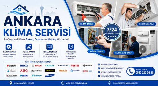 Ankara Klima Servisi - 0547 220 04 20 